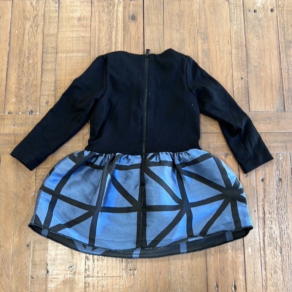 Milly minis blue geometric drop waist dress - Picture 5 of 5